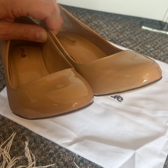 LARROUDE Patent Leather Michelle Lo stiletto Pumps shoes 6.5M - Picture 7 of 9